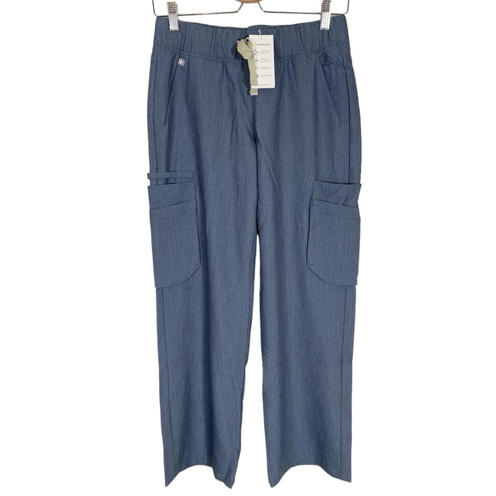NEW Figs Tema Performance Wide Straight Leg Pants Size XXS